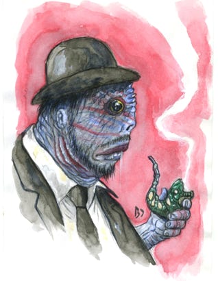 À la rencontre des habitants d'Innsmouth, Massachusetts, à jamais maudite par le culte du dieu des profondeurs Dagon.