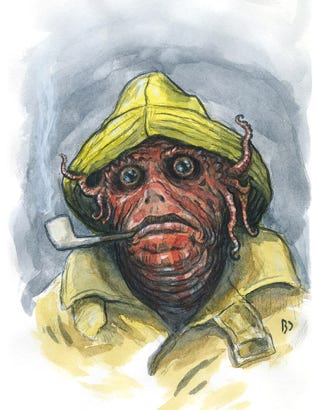 À la rencontre des habitants d'Innsmouth, Massachusetts, à jamais maudite par le culte du dieu des profondeurs Dagon.