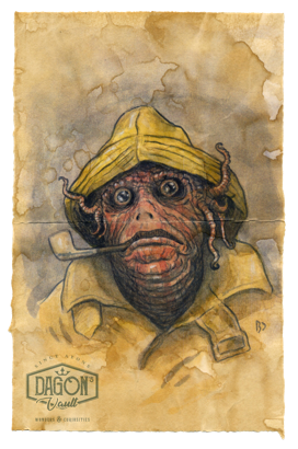 À la rencontre des habitants d'Innsmouth, Massachusetts, à jamais maudite par le culte du dieu des profondeurs Dagon.
